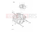 3 - CRANKCASE - Suzuki DR125S J (1988)