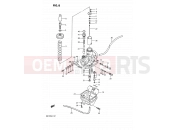 8 - CARBURETOR - Suzuki DR125S J (1988)