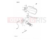 42 - RIGHT HANDLE SWITCH - Suzuki DR125S J (1988)