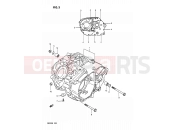 3 - CRANKCASE - Suzuki DR200 J (1988)
