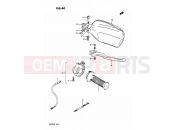 40 - RIGHT HANDLE SWITCH - Suzuki DR200 J (1988)