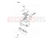 45 - FRONT MASTER CYLINDER - Suzuki DR200 J (1988)