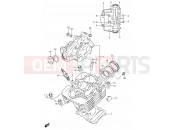 SUZUKI DR200SE K2 (2002) (E03,E28,E33) 1A - CYLINDER HEAD