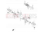 SUZUKI DR200SE K2 (2002) (E03,E28,E33) 28 - FOOTREST