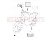 SUZUKI DR200SE K2 (2002) (E03,E28,E33) 37 - LABEL