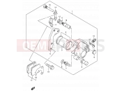 SUZUKI DR200SE K2 (2002) (E03,E28,E33) 43 - FRONT CALIPER