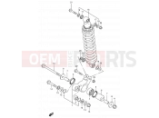 SUZUKI DR200SE K2 (2002) (E06,E24) 45 - REAR CUSHION LEVER