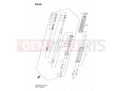 SUZUKI DR200SE K7 (2007) (E06,E24) 46 - FRONT DAMPER