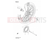 SUZUKI DR200SE K7 (2007) (E06,E24) 48 - FRONT WHEEL