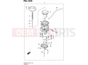 130C - CARBURETOR (DR200SL5 E33) - Suzuki DR200S L5 (2015) (E03,E28,E33)