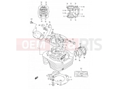 SUZUKI DR350 N (1992) (E01) 1 - CYLINDER HEAD