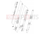 SUZUKI DR350 N (1992) (E01) 38A - FRONT DAMPER (MODEL S/T E01)