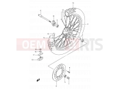 SUZUKI DR350 N (1992) (E01) 40 - FRONT WHEEL