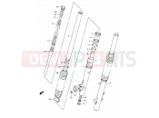 SUZUKI DR350 S (1995) (E03) 37A - FRONT DAMPER (MODEL R/S/T)