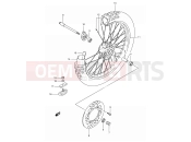 SUZUKI DR350 S (1995) (E03) 39 - FRONT WHEEL