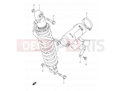 SUZUKI DR350 S (1995) (E03) 43 - REAR SHOCK ABSORBER