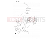 29A - FUEL TANK (MODEL M E24) - Suzuki DR350S L (1990) (E02)