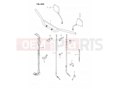 38A - HANDLEBAR (SEE NOTE) - Suzuki DR350S L (1990) (E02)