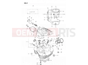 1 - CYLINDER HEAD - Suzuki DR500S D (1983)