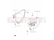 47 - FRAME COVER (MODEL D) - Suzuki DR500S D (1983)