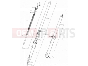 49 - FRONT FORK (MODEL D) - Suzuki DR500S D (1983)