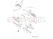 SUZUKI DR650S P (1993) 29 - FOOTREST