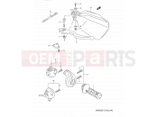 SUZUKI DR650S P (1993) 40 - RIGHT HANDLE SWITCH