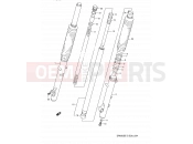SUZUKI DR650S P (1993) 34 - FRONT FORK (MODEL N/P)