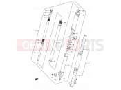 SUZUKI DR650SE K4 (2004) (E03,E28,E33) 44 - FRONT DAMPER