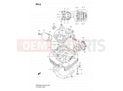 SUZUKI DR650SE K9 (2009) (E03,E28,E33) 2 - CYLINDER HEAD