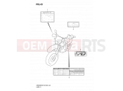 SUZUKI DR650SE K9 (2009) (E03,E28,E33) 43 - LABEL