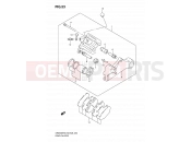 SUZUKI DR650SE K9 (2009) (E03,E28,E33) 53 - REAR CALIPER