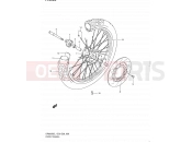 SUZUKI DR650SE L1 (2011) (E03,E28,E33) 59 - FRONT WHEEL