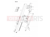 SUZUKI DS80 M (1991) (E03) 23 - FRONT FORK