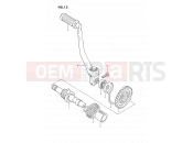 SUZUKI DS80 R (1994) (E03) 12 - KICK STARTER