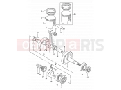 SUZUKI DS80 T (1996) (E24) 4 - CRANKSHAFT