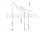 SUZUKI DS80 W (1998) (E24) 24 - HANDLEBAR