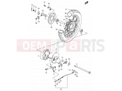 SUZUKI DS80 X (1999) (E03,E28,E33) 34 - REAR WHEEL