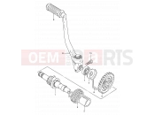 SUZUKI DS80 X (1999) (E24) 12 - KICK STARTER