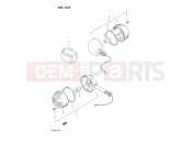 SUZUKI FA50 J (1988) 16A - TURN SIGNAL LAMP (E21)
