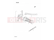 SUZUKI FA50 J (1988) 29 - RIGHT HANDLE SWITCH (E06,E24)