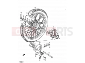 SUZUKI FR80 D (1983) 34 - FRONT WHEEL