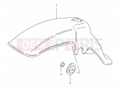 SUZUKI FZ50 Z (1982) 44 - FRONT FENDER