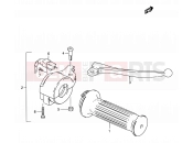 SUZUKI FZ50 X (1999) 47 - RIGHT HANDLE SWITCH (E01,E02,E16,E50)