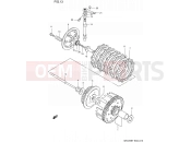 SUZUKI GN125E S (1995) 13 - CLUTCH