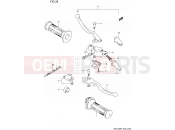 SUZUKI GN125E S (1995) 36 - HANDLE LEVER