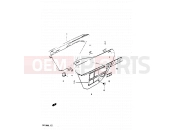 44 - FRAME COVER (GP100UL E02) - Suzuki GP100U X (1999)