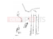 50 - HANDLEBAR - Suzuki GP100U X (1999)