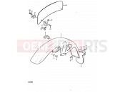 SUZUKI GP125 N (1992) 82 - FRONT FENDER (GP125C, GP125N)
