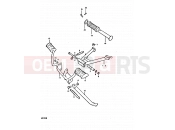 SUZUKI GP125U C (1978) 53 - STAND - FOOTREST
